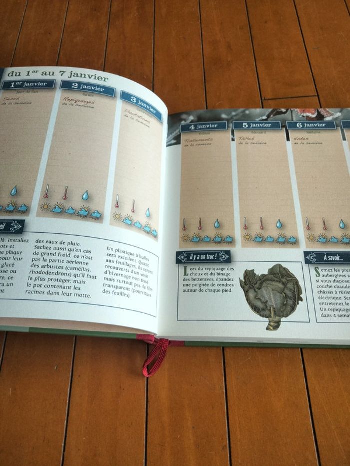 Livre carnet de bord du jardinier geste éditions - photo numéro 3