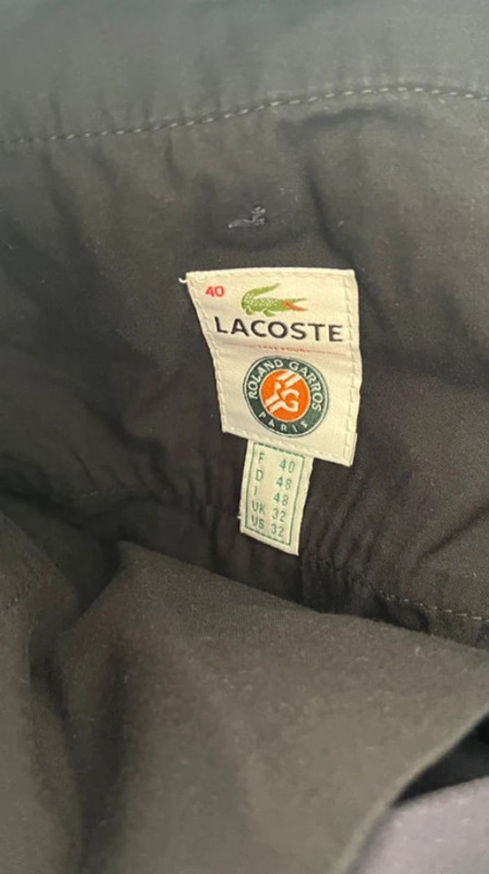Pantalon chino Lacoste bleu marine - photo numéro 6