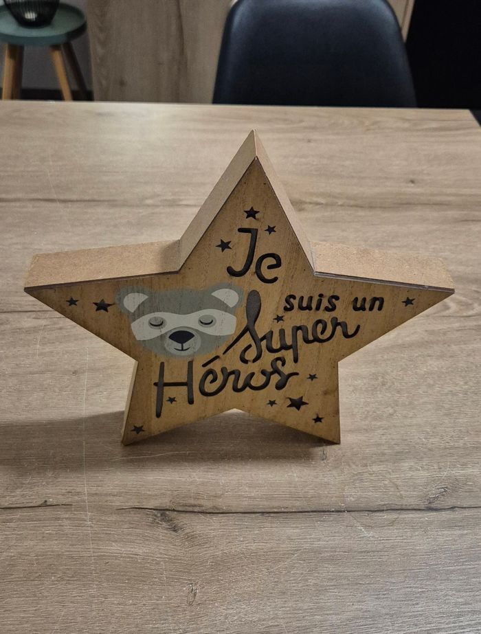 Veilleuse murale en bois 🌟 - photo numéro 3