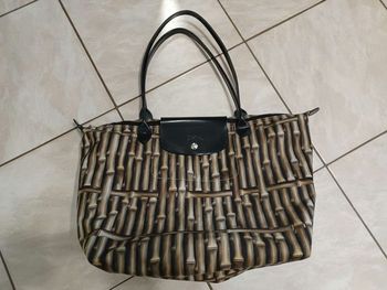 Sac Longchamp motif Bambou