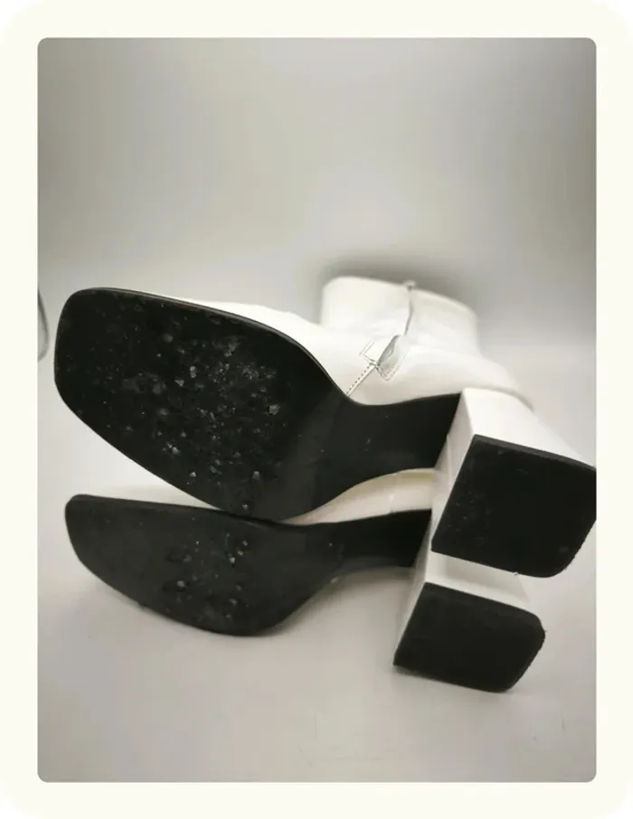 Bottes hautes cuir verni femme Garrice Taille 35 - photo numéro 6
