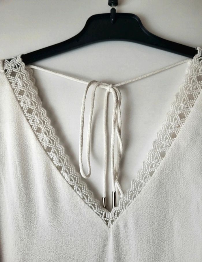 🌼 Jolie blouse femme taille 38, Y'Coo Paris (Blanc) 🌼 - photo numéro 4