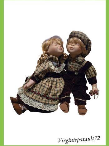 Couple Poupée collection 31 cm