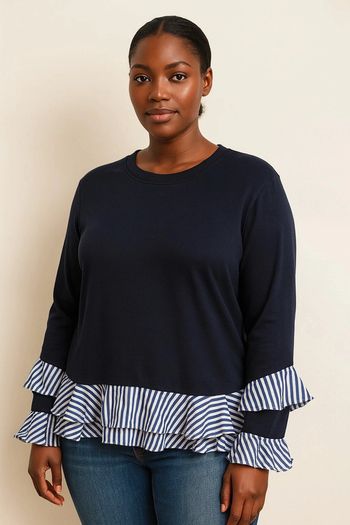 Top Shein bleu marine !