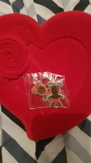 Boucles d oreilles Mickey Minnie de Noël