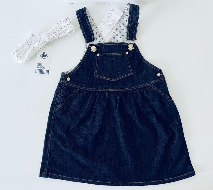 Robe en jean et bandeau Petit Bateau - photo numéro 2