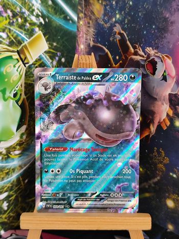 Terraiste de paldea ex double rare 59/91 destinées de Paldea