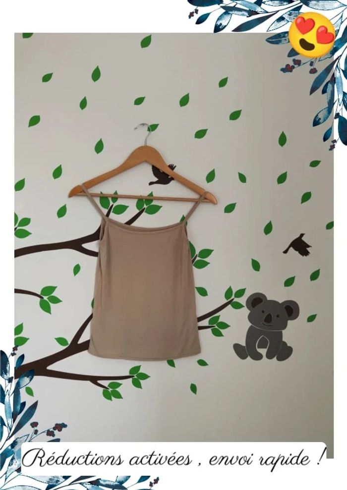 Débardeur beige