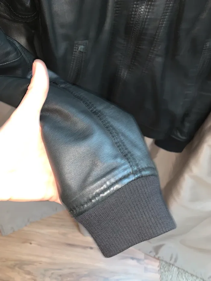 Veste en cuir Diesel homme - photo numéro 6