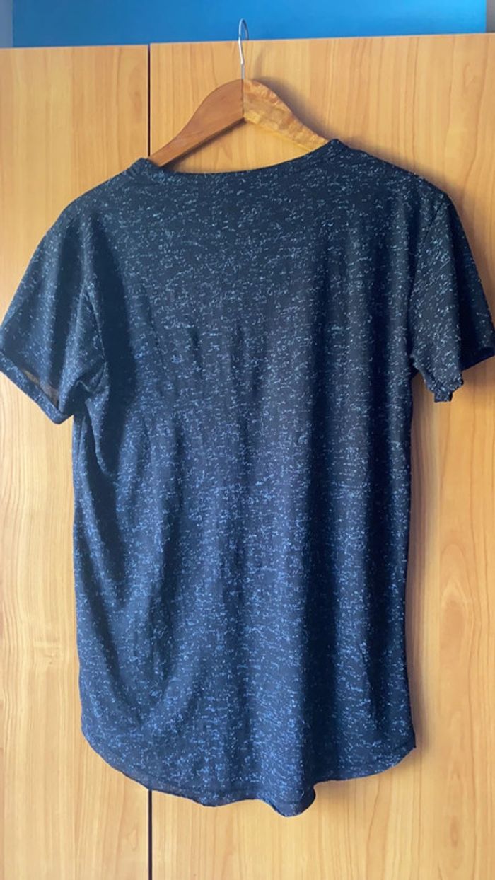 Tee-shirt noir et blanc Pull&Bear S - photo numéro 5