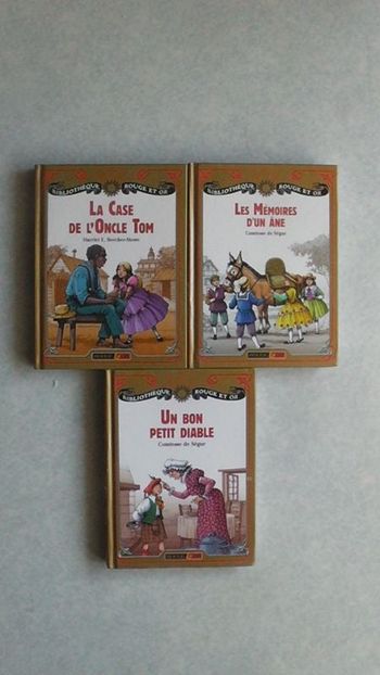 Lot de 3 livres Bibliothèque Rouge & Noir 3