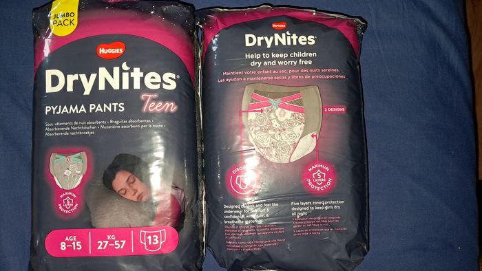 Drynites fille 8-15 ans