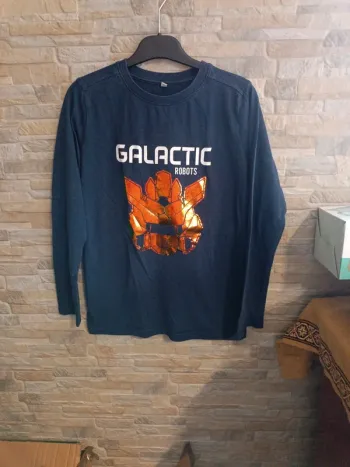 T-shirt marine Galactic robots 12A