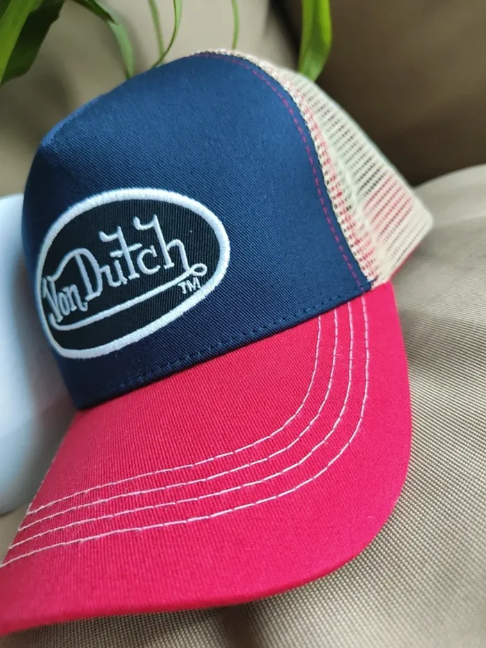 Casquette Trucker Von Dutch tricolore - photo numéro 2