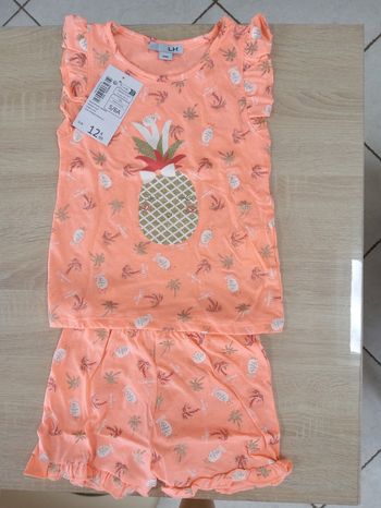 Pyjama short pour fille:  5-6 ans