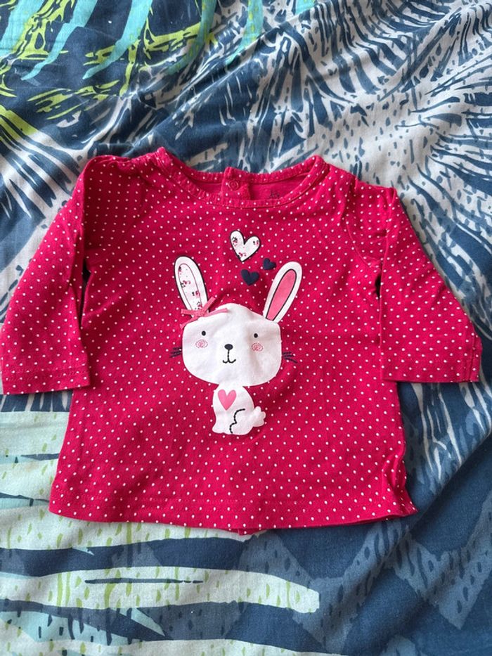 T shirt à manche longue 3 mois - photo numéro 2