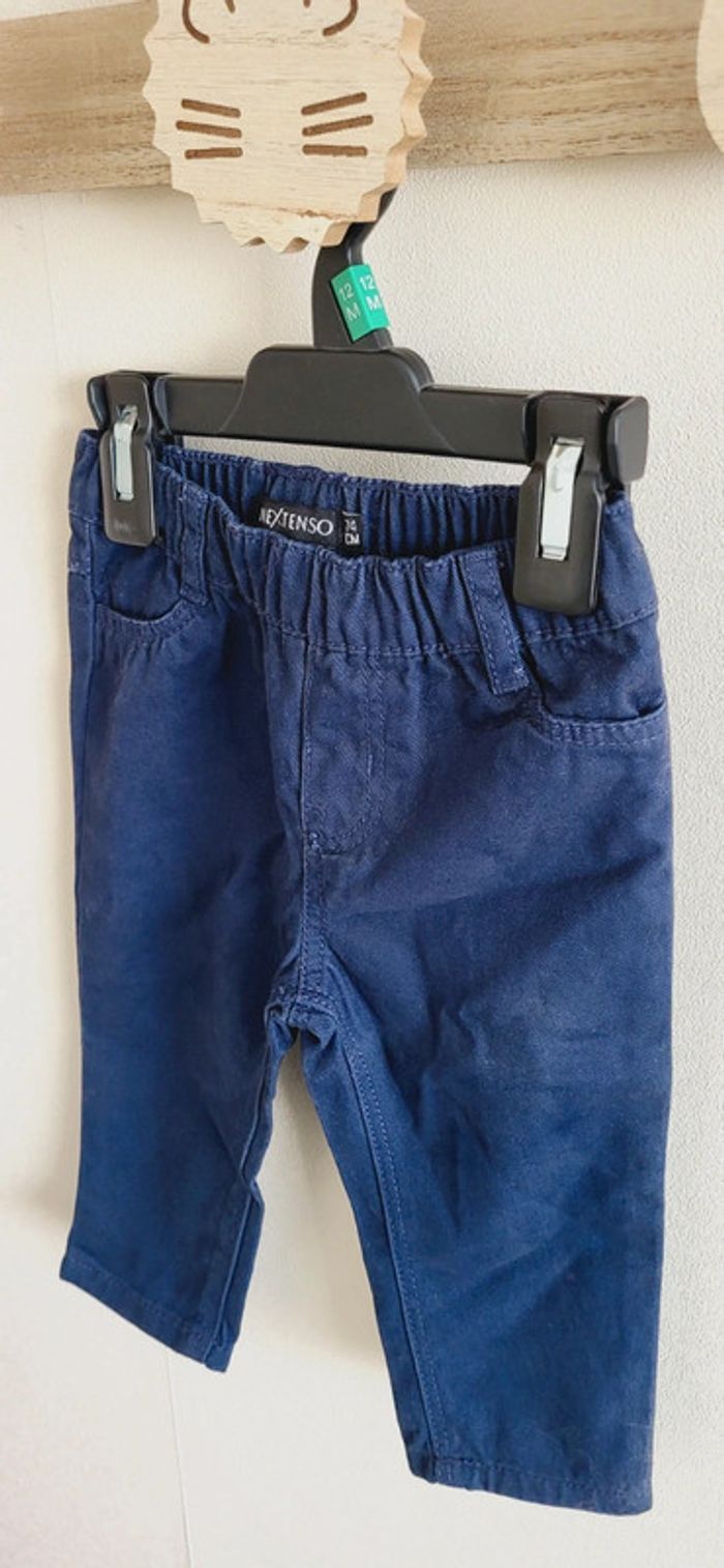 Jean in extenso 9 mois bleu marine - photo numéro 3