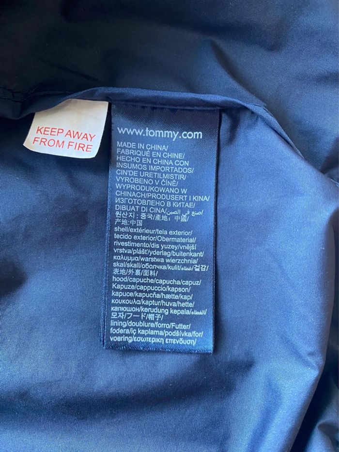 Veste tommy hilfiger légère 10 ans - photo numéro 4