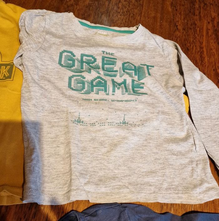 Lot de 4 t-shirt manches longues garçon _ taille 6 ans - photo numéro 2