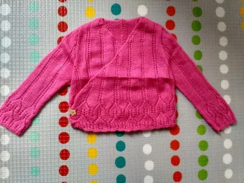 Gilet cache cœur taille 2 ans