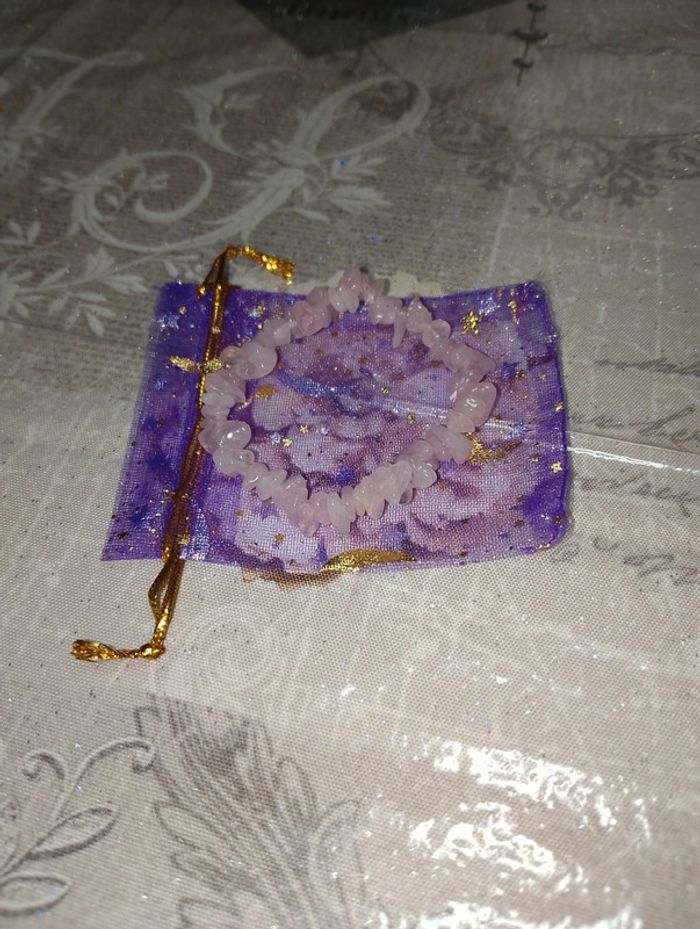 Bracelet baroque rose