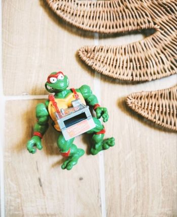 🐢Teenage Mutant turtles -Tortues ninja Figurine Classic Pizza Tossin' Raphaël - Playmates Toys