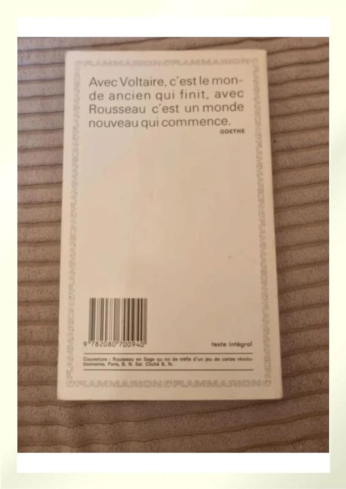 Livre rousseau - photo numéro 2