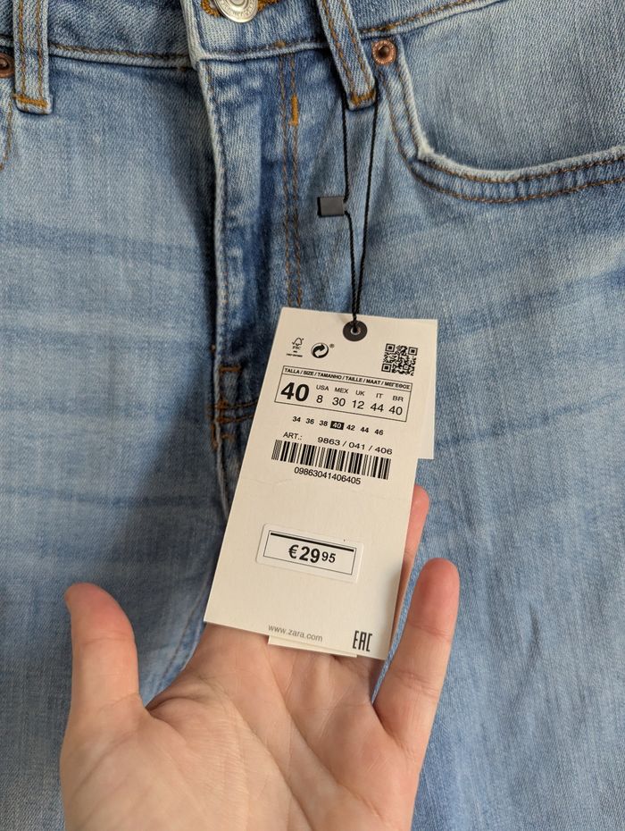 Jean Zara the skinny neuf bleu taille 40 - photo numéro 4