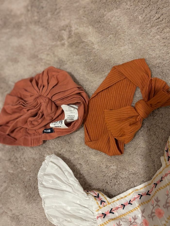 Robe à motifs coton + 2 accessoires offert - photo numéro 2
