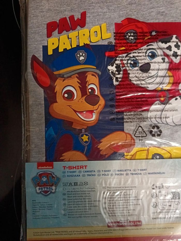 Tee-shirt paw patrol - photo numéro 3