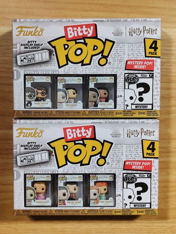 Lot De 2 Boîtes De 4 Bitty Pop! Harry Potter (8 Figurines dont 2 Mystère)