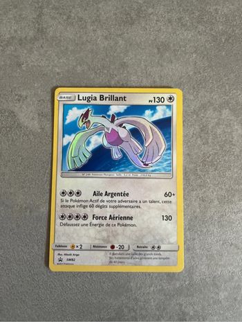 carte pokémon lugia brillant