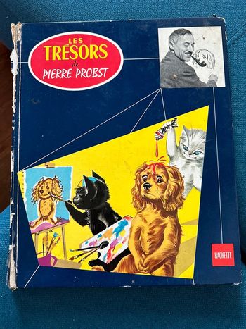 Les trésors de Pierre probst vintage complet bon état livre bd album Hachette bleu