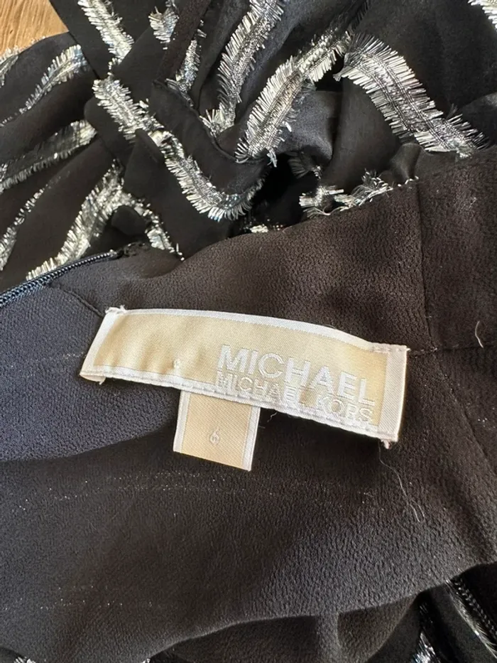 Robe Michael Kors noire et argentée taille 38 - photo numéro 6