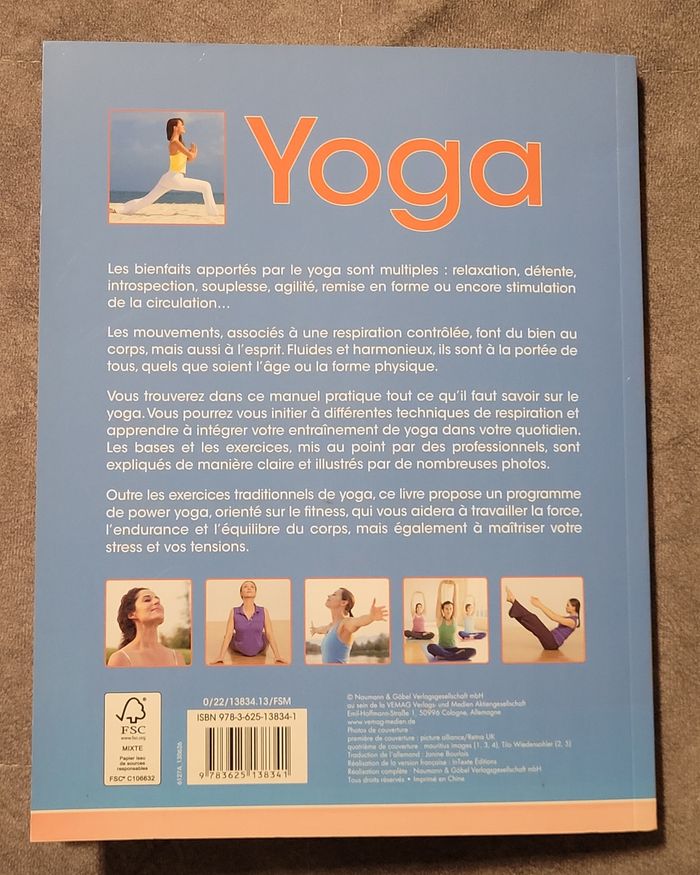 YOGA le grand livre du débutant avec plus de 65 exercices Klein, Lowis, Pfeiffer, Polster - photo numéro 5