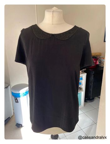 Tee shirt noir Comptoir des Cotonniers