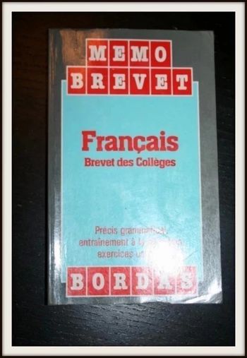 Aide pour le Francais au Brevet des collèges