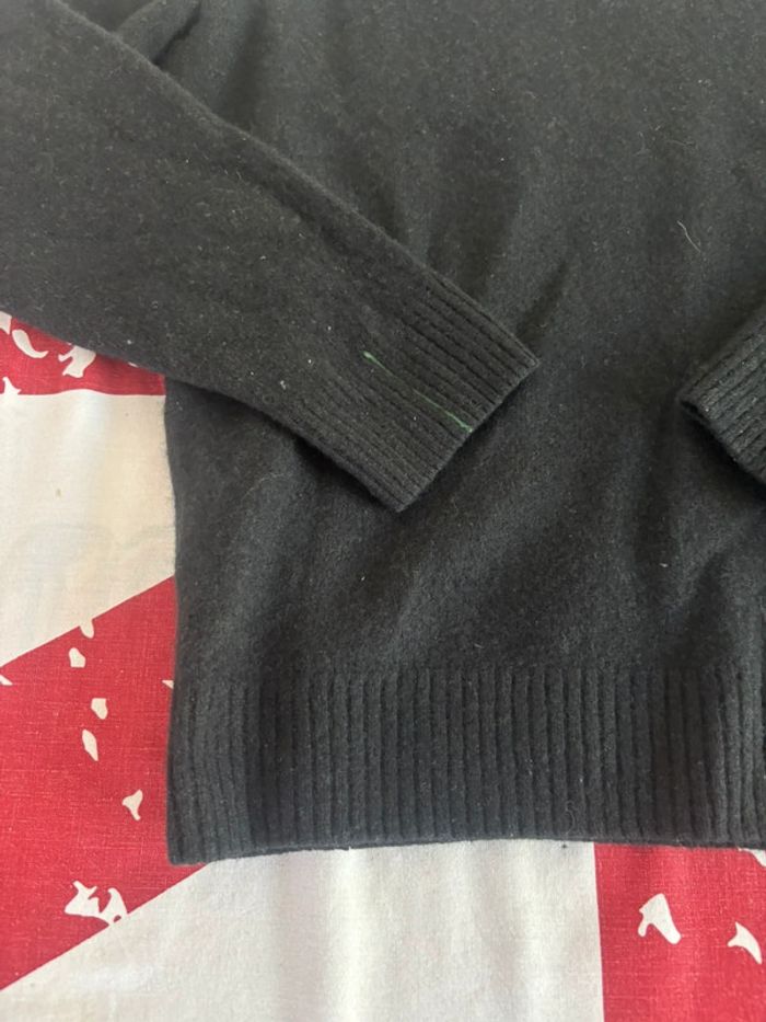 Sweat Lacoste taille xs/xs noir en coton - photo numéro 3
