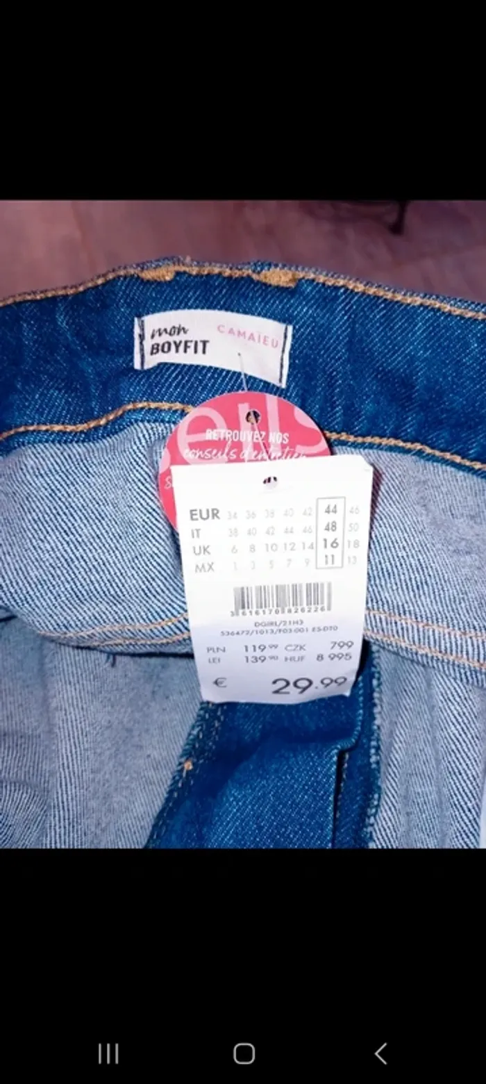 Jeans neuf boyfit - photo numéro 5