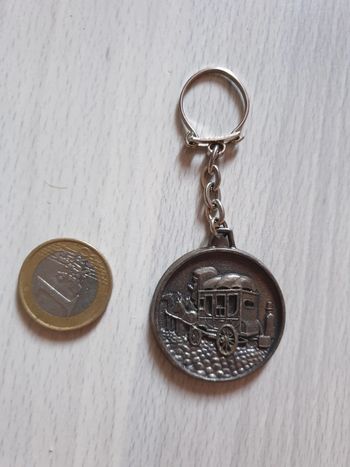 Magnifique porte clefs vintage ancien