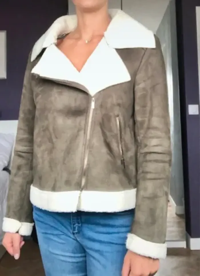 Veste kaki molletonnée - photo numéro 3