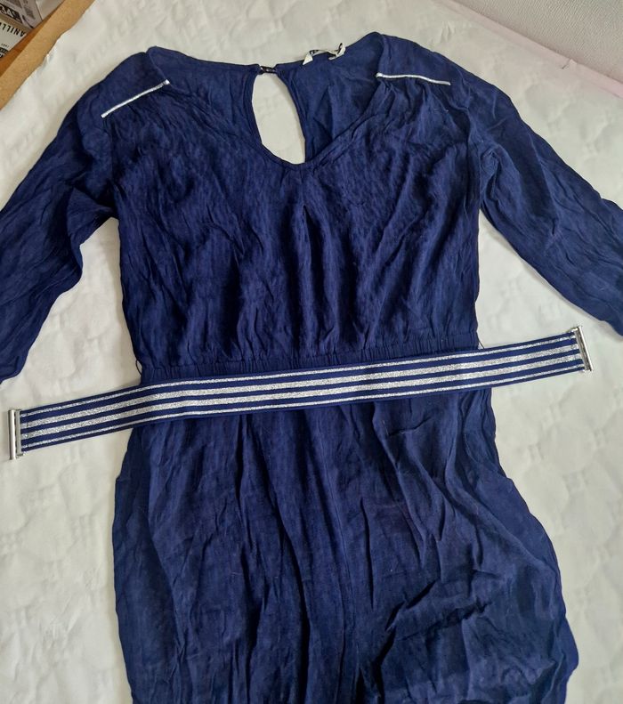 Combinaison manches longues / pantalon , bleu marine , femme , Kaporal , taille S - photo numéro 3