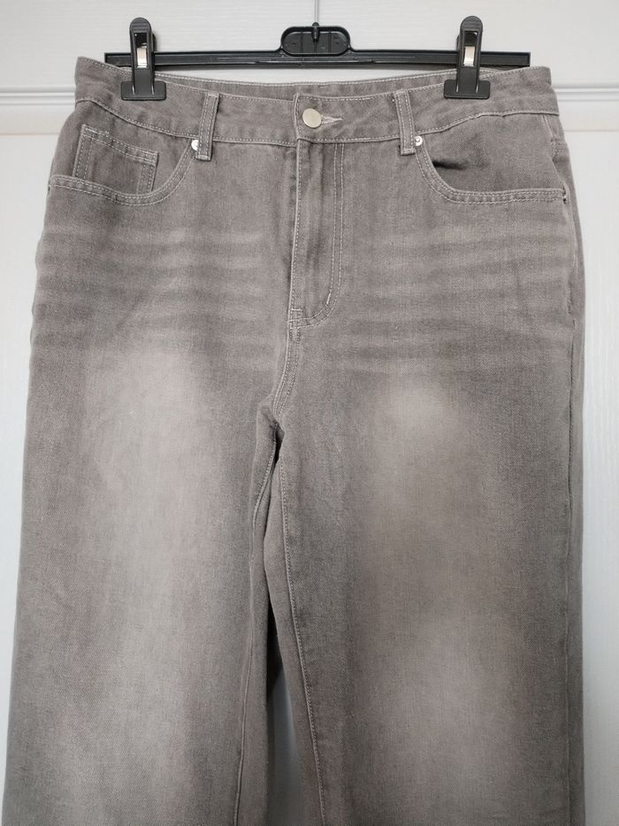 Jeans pantalon femme taille 40 gris - photo numéro 3