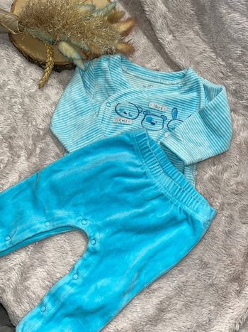 Pyjama deux pièces bleu 6 mois