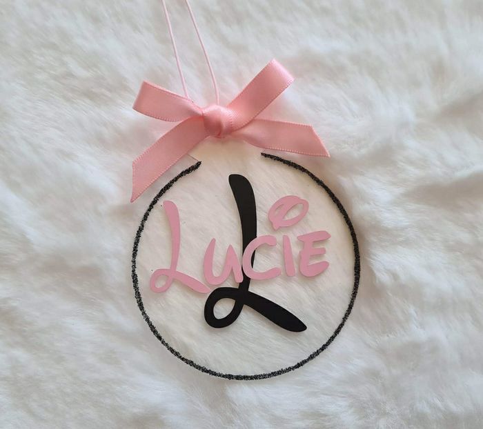 Boule de Noël personnalisée