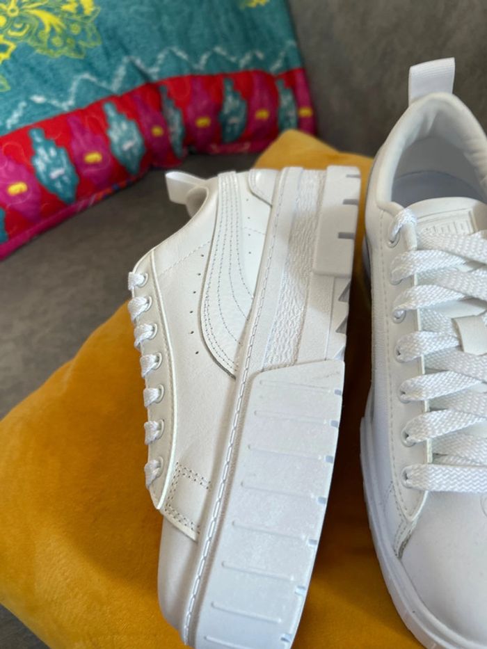 Baskets Puma Mayze blanches - photo numéro 2