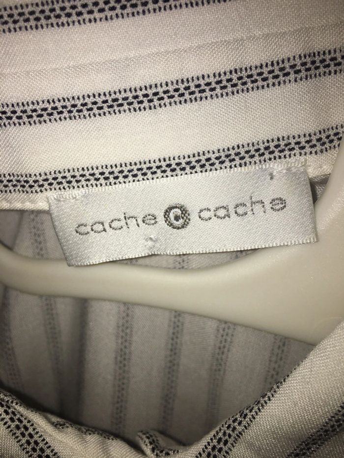 Chemise manches longues à rayures et écussons - photo numéro 5