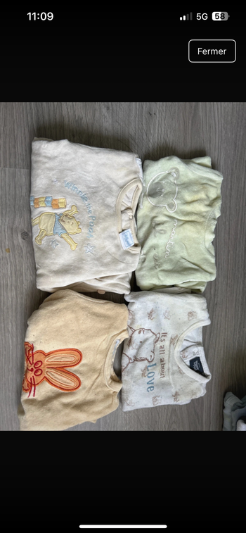 Lot de 4 pyjamas 