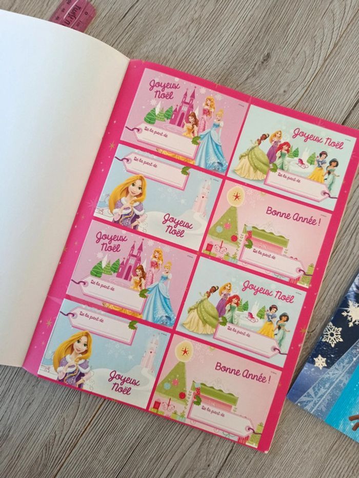 Lot 3 cahiers activités jeux coloriages princesse noël reine des neiges - photo numéro 5