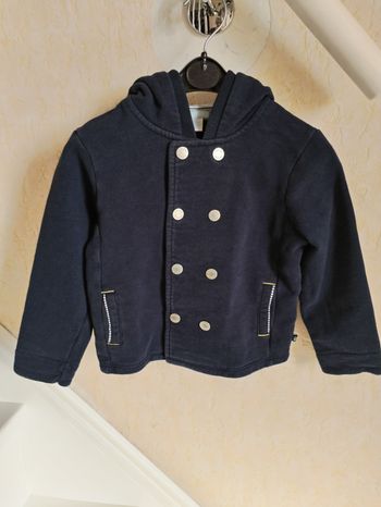 Sweat à capuche Obaïbi, taille 3 ans 
